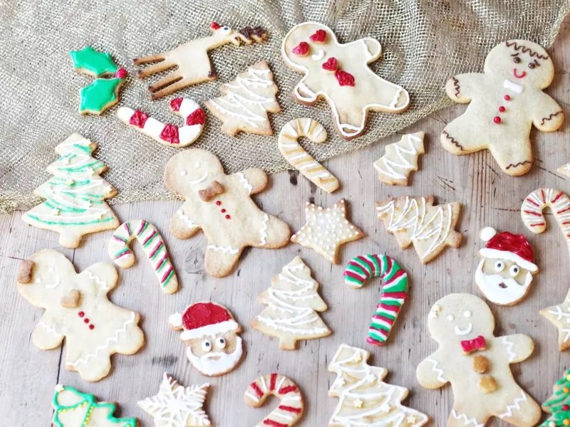 Confections de gateaux de Noel